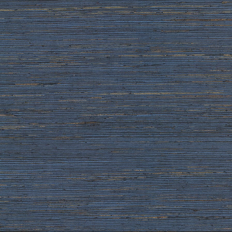 Concord Indigo Grasscloth Wallpaper