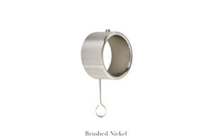 Willow Bloom Home French Return Band - Brushed Nickel