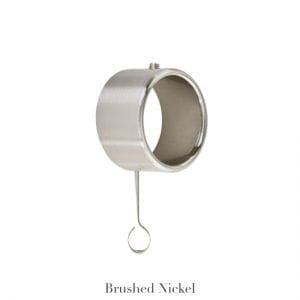 Willow Bloom Home French Return Band - Brushed Nickel