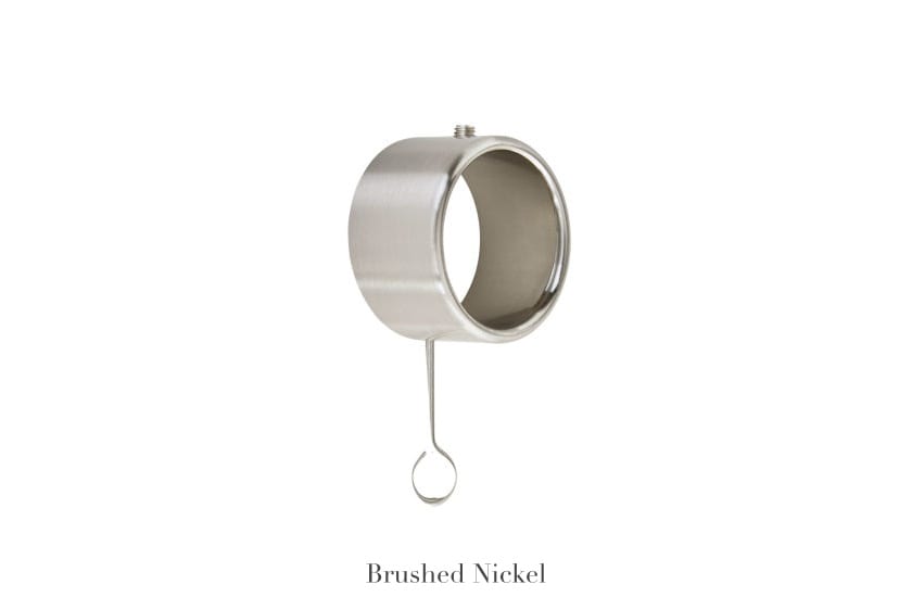 Willow Bloom Home French Return Band - Brushed Nickel