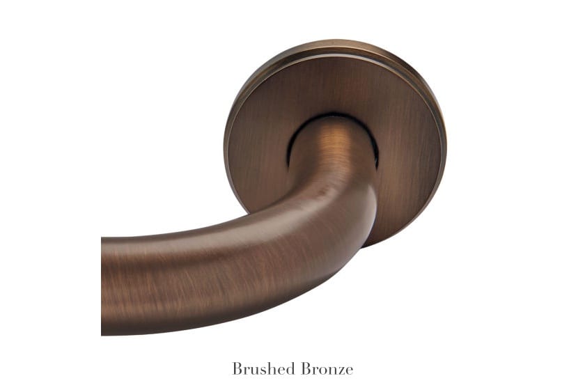 Willow Bloom Home French Return Round Mount - Brushed Bronze