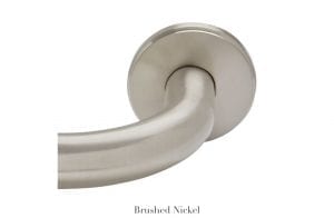 Willow Bloom Home French Return Round Mount - Brushed Nickel