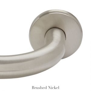 Willow Bloom Home French Return Round Mount - Brushed Nickel