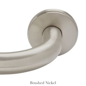 Willow Bloom Home French Return Round Mount - Brushed Nickel