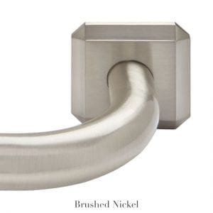Willow Bloom Home French Return Square Mount - Brushed Nickel