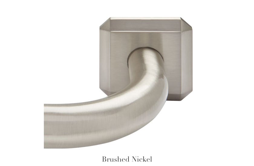 Willow Bloom Home French Return Square Mount - Brushed Nickel