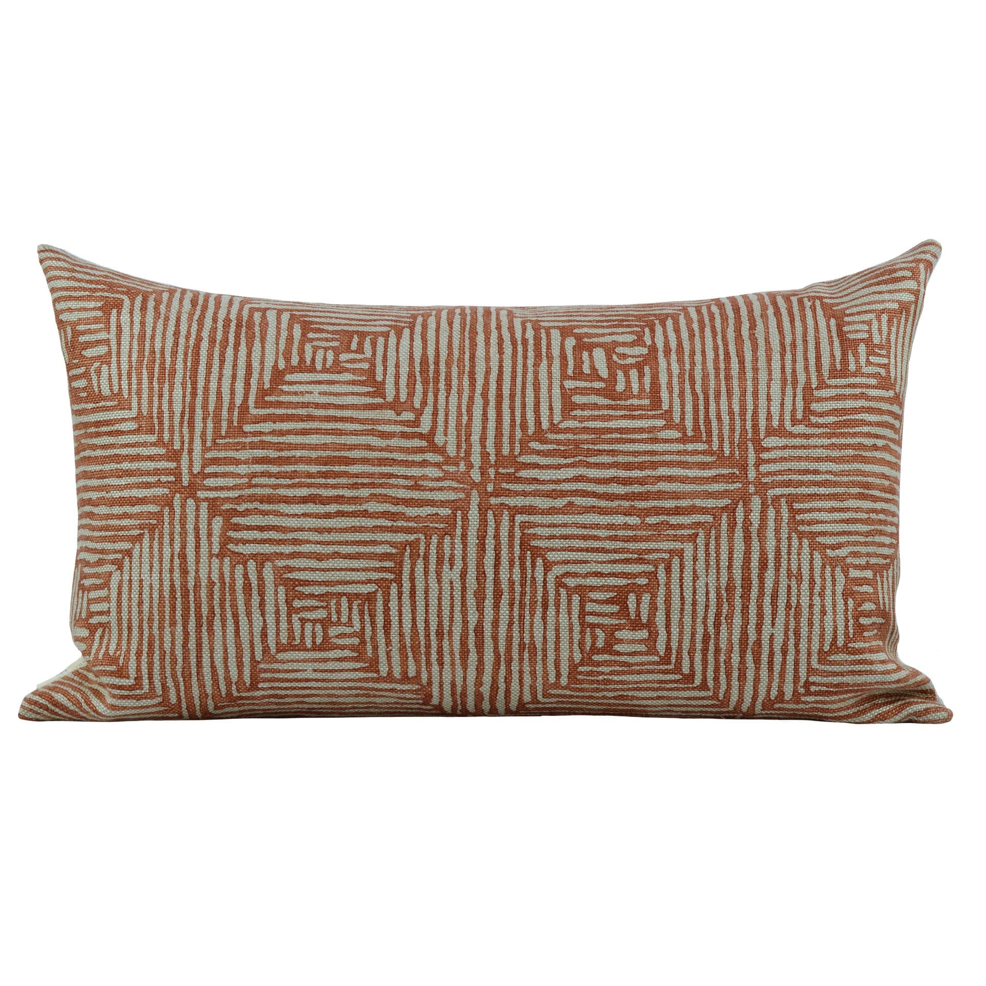 Willow Bloom Home Emerson Burnt Orange Lumbar Pillow