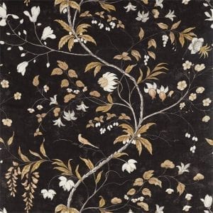 Willow Bloom Home Chambalon Antique Gold:Vine Black