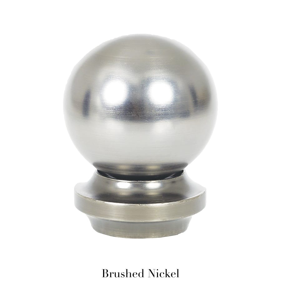 & 4 INCH 100mm METAL BALL FINIALS BLACK DISCOUNT FOR QUANTITY 3 INCH 75mm 