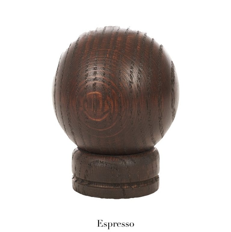 Wood Ball Finial WillowBloomHome