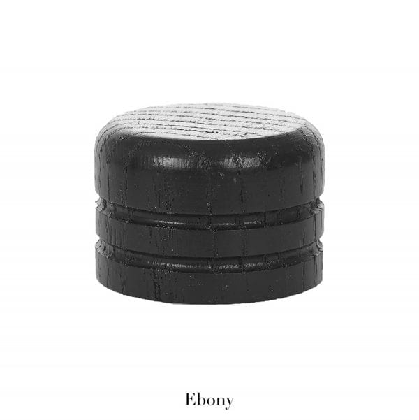 Willow Bloom Home Wood End Cap - Ebony