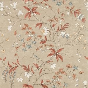 Willow Bloom Home Chambalon Sunstone:Linen Wallpaper
