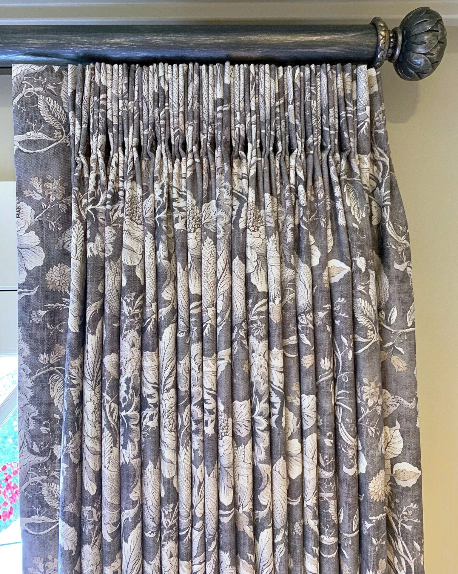 Willow Bloom Home Eloise Charcoal Drape