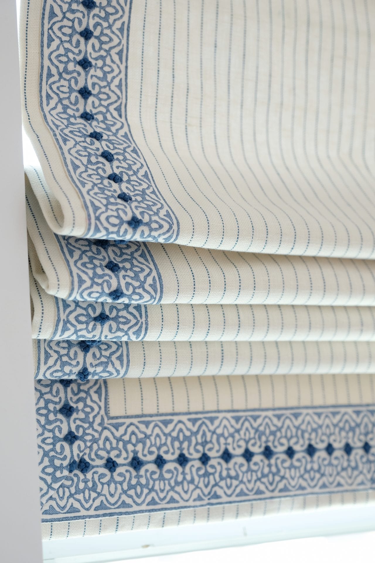 Willow Bloom Home Austin Indigo Roman Shade