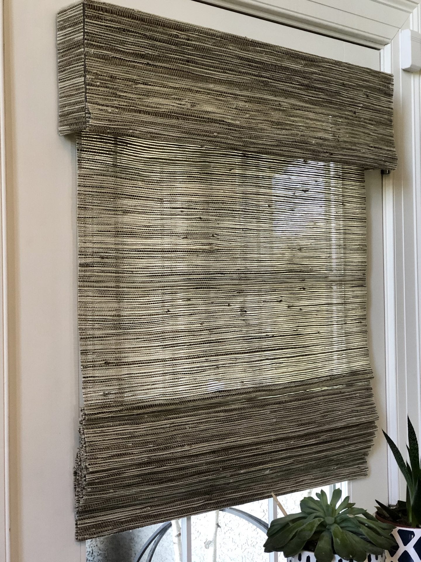Willow Bloom Home Okalani Fog Woven Blind