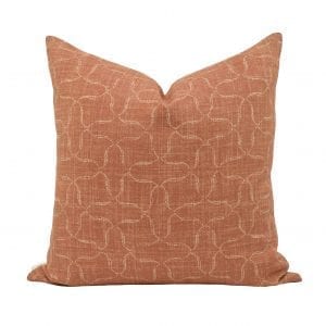 Willow Bloom Home Nola, Rust Pillow