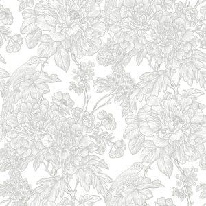 Willow Bloom Home Ava Grey Wallpaper