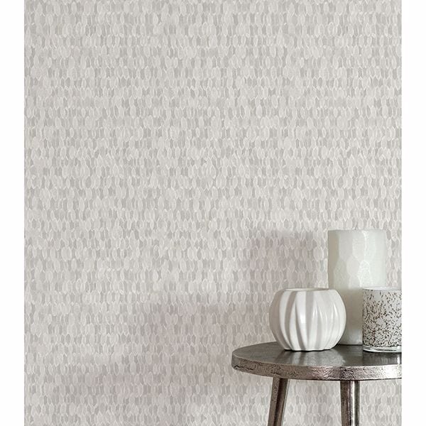 Willow Bloom Home Lucca Light Grey Wallpaper