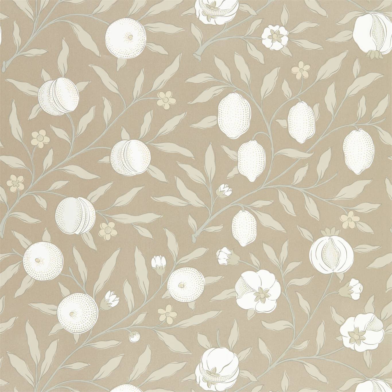 Willow Bloom Home Verbena Gilver Wallpaper