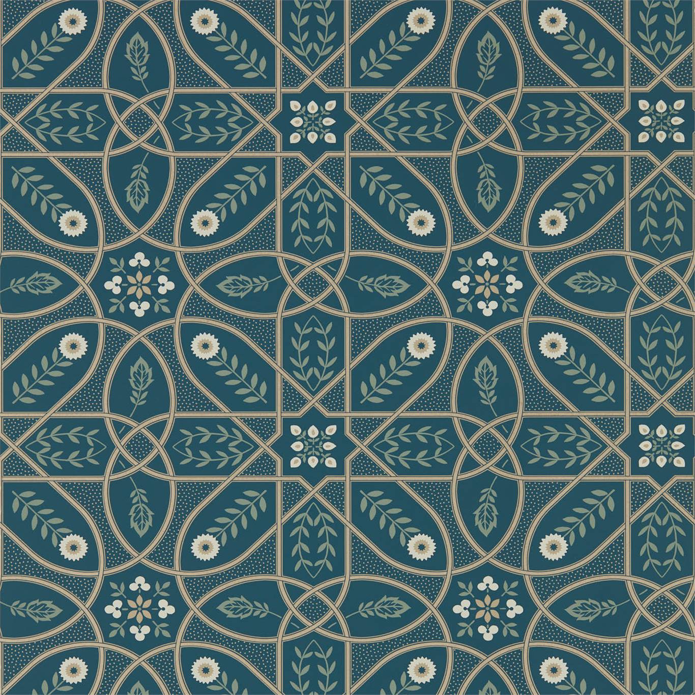 Willow Bloom Home Madlen Deep Teal Wallpaper