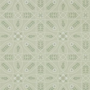 Willow Bloom Home Madlen Sage:Linen Wallpaper
