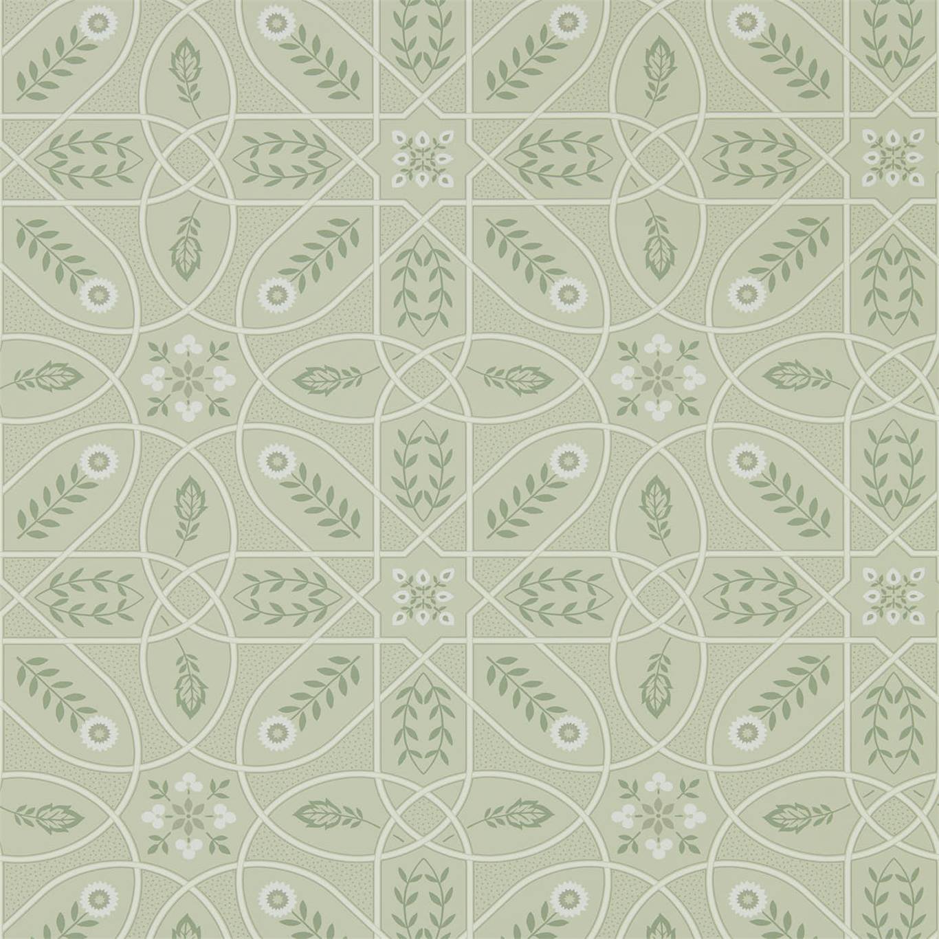 Willow Bloom Home Madlen Sage:Linen Wallpaper