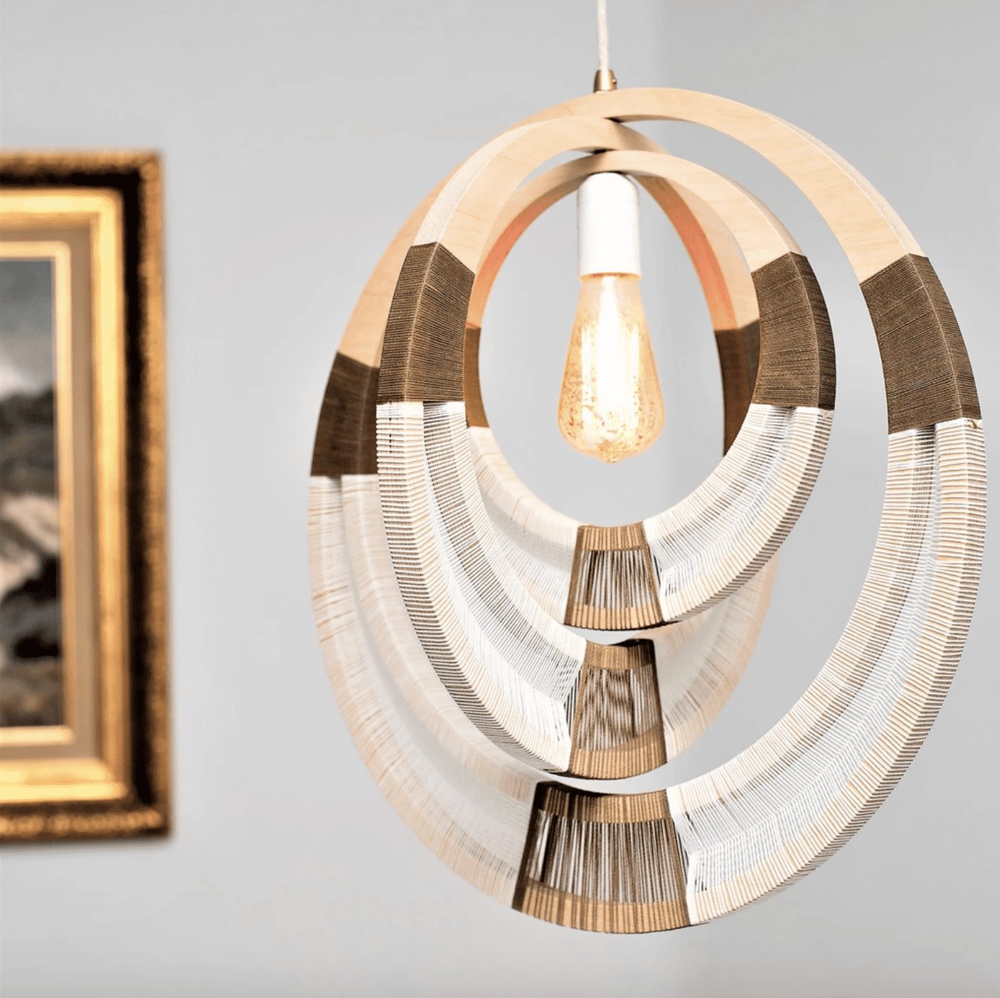 Woven Necklace Pendant Lighting