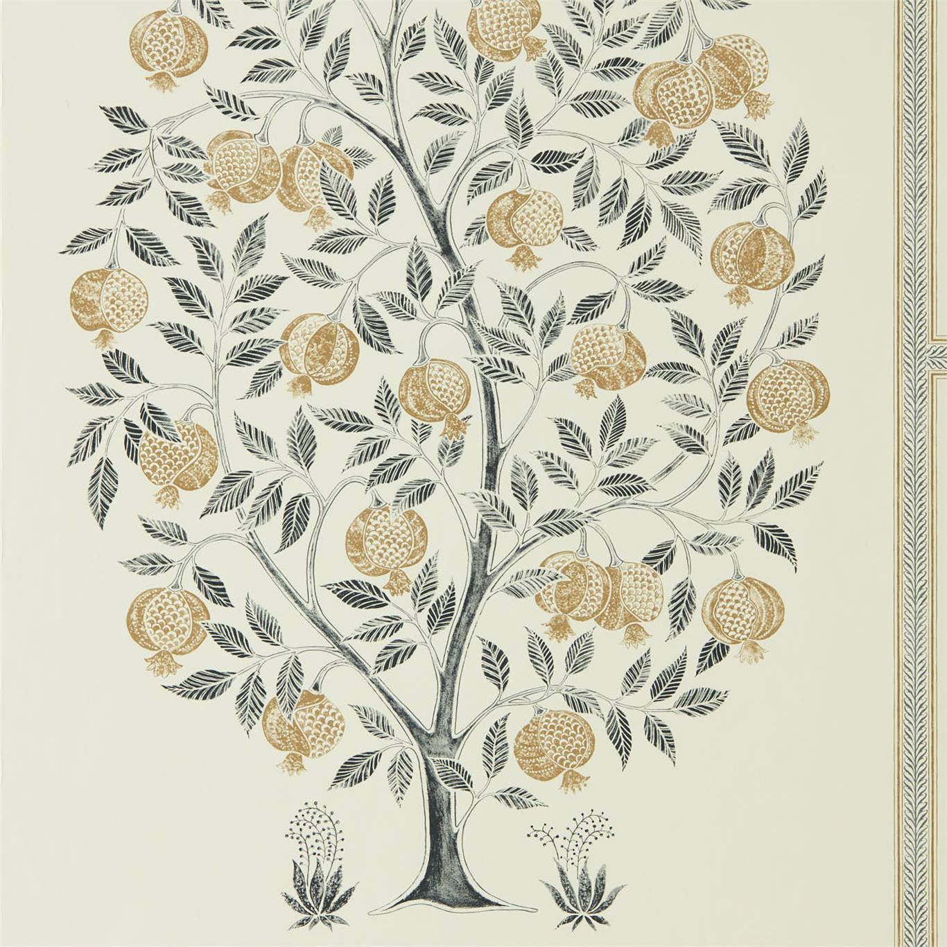 Willow Bloom Home Anaar Tree Charcoal Wallpaper