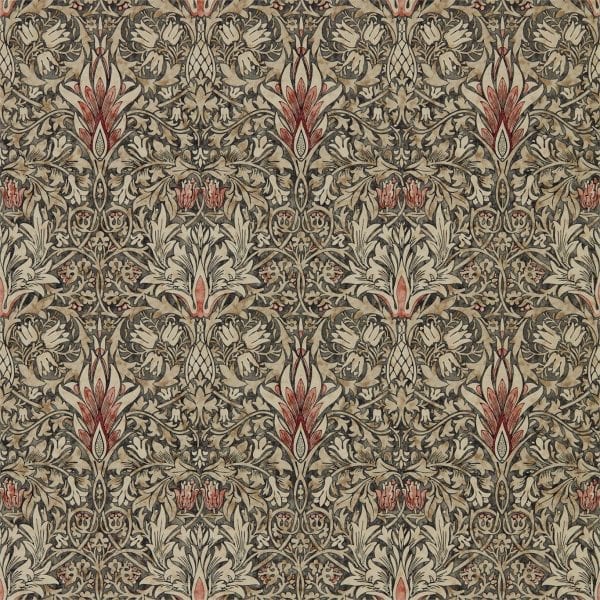 Willow Bloom Home Eden Charcoal:Spice Wallpaper