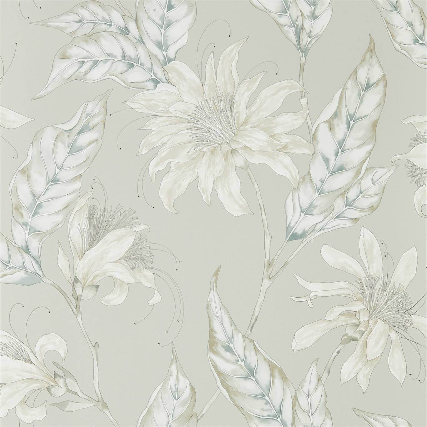 Willow Bloom Home Mirador Platinum Wallpaper