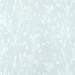 Willow Bloom Home Solaine Blue Grasscloth Wallpaper