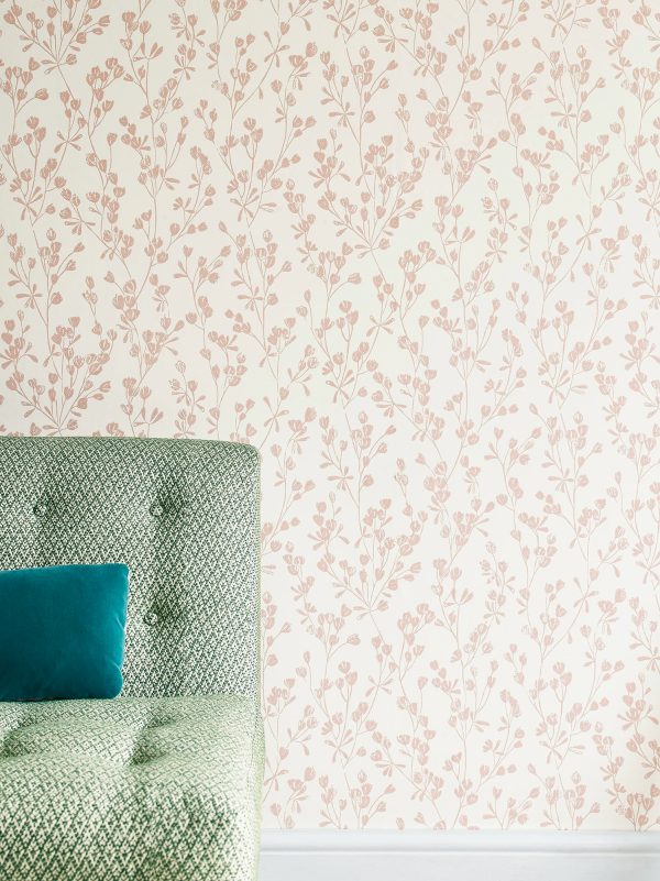 Willow Bloom Home Edith Blush Wallpaper