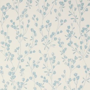 Willow Bloom Home Edith Cream_Blue Wallpaper