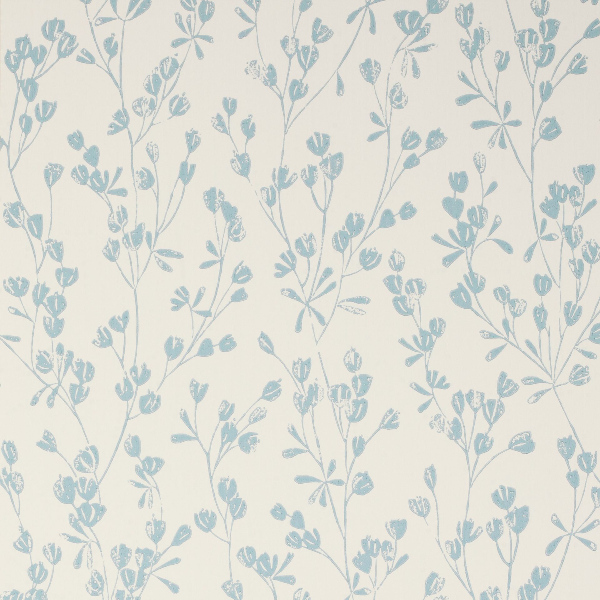 light blue floral pattern wallpaper