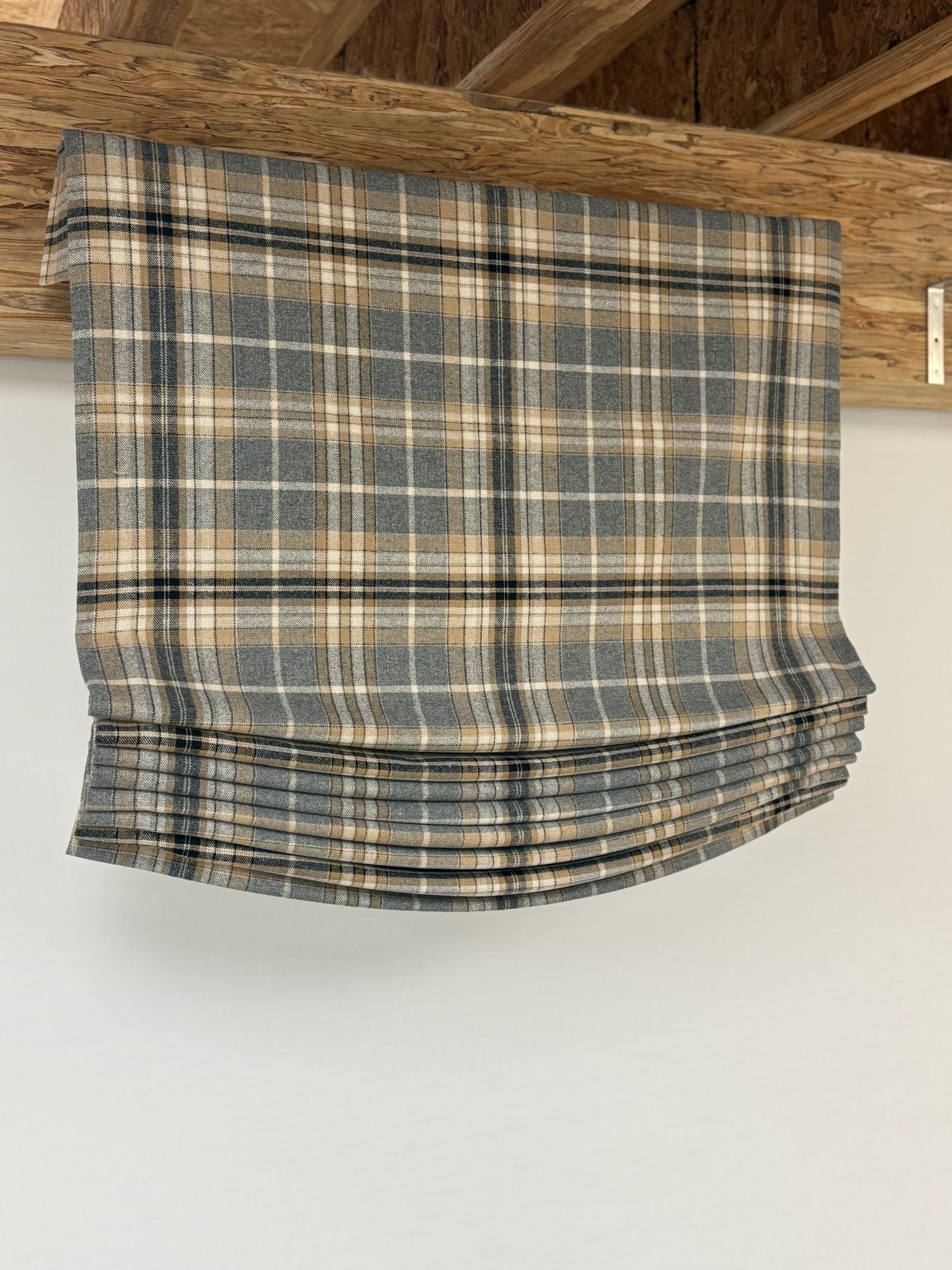 Heath Tan/Grey Roman Shade - Image 4