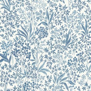 Boråstapeter Nocturne Blue and White