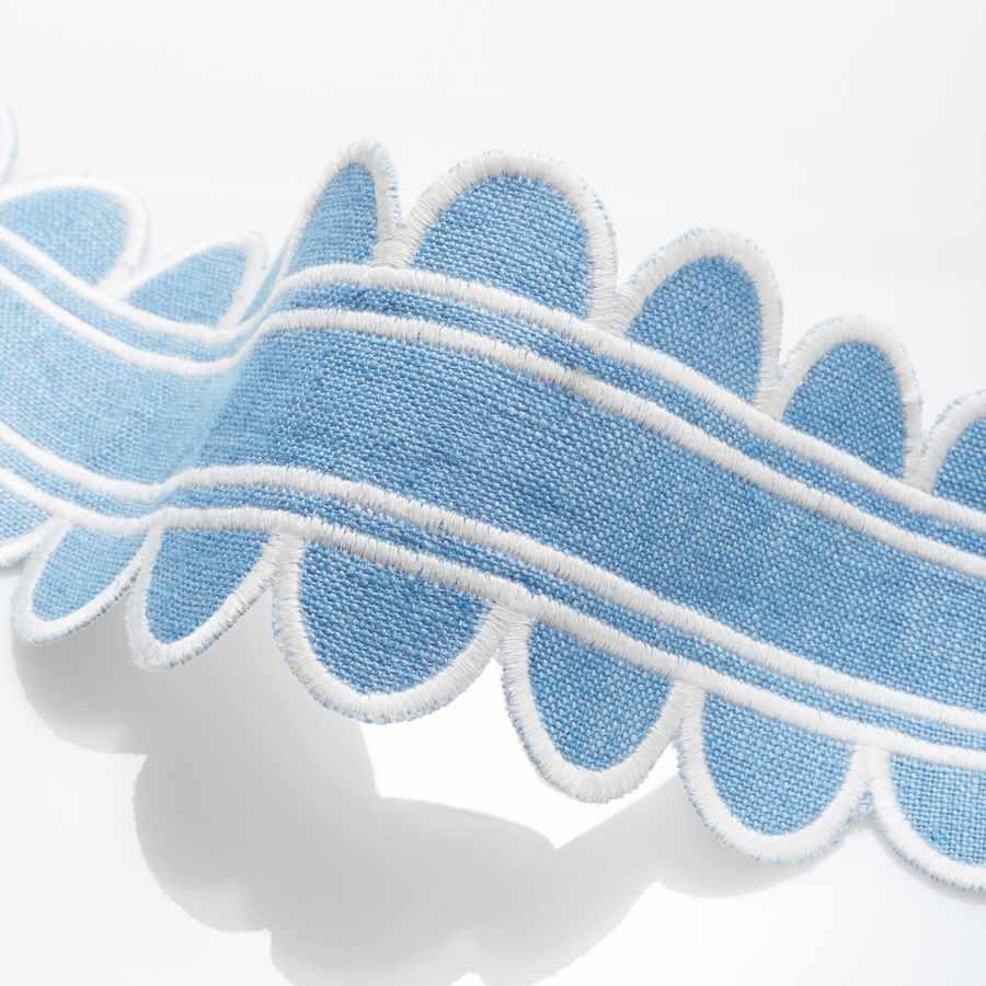 Serenade Chambray Trim Sample - Image 2
