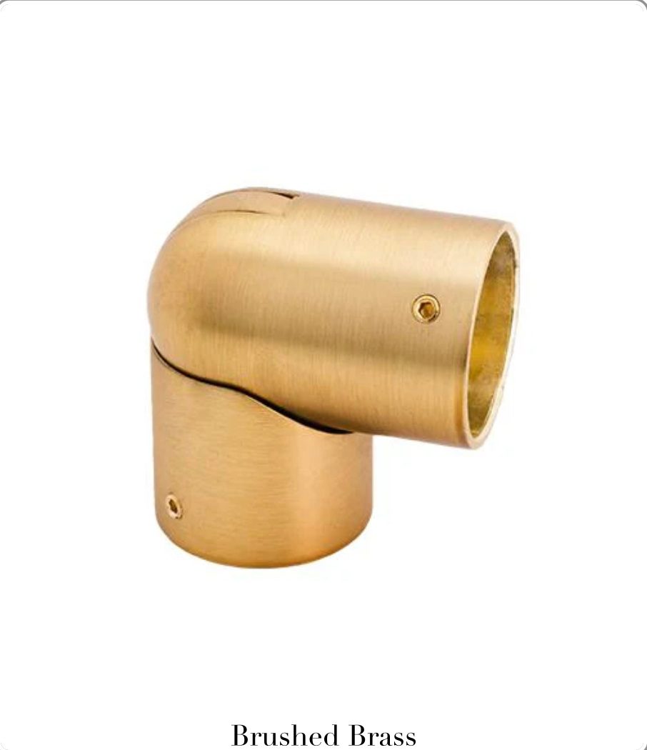 Elbow - Brushed Brass