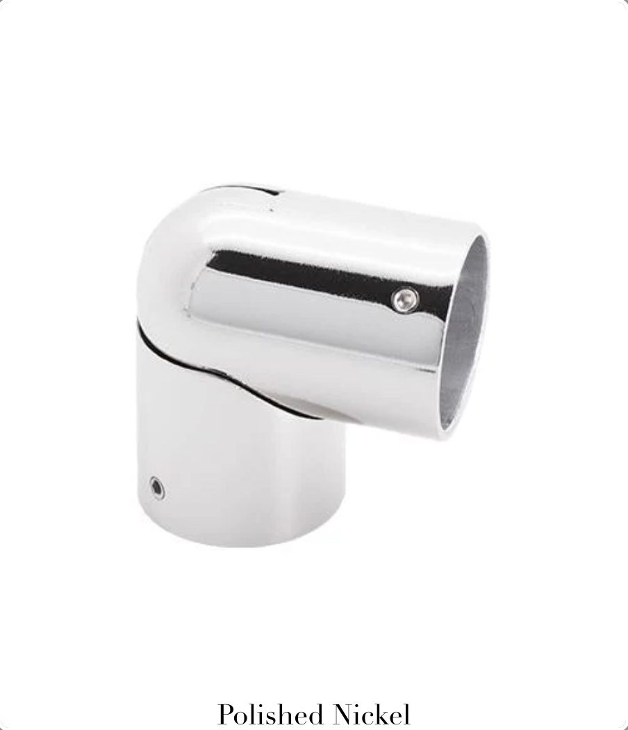 Elbow - Polished Nickel