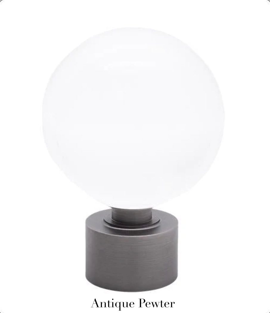 Glass Ball Finial