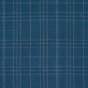 Nils Plaid Linen - Denim