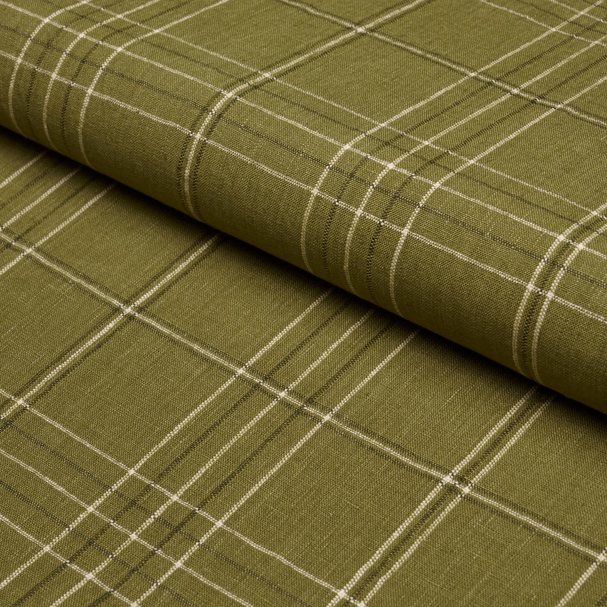 Nils Plaid Linen - Grass