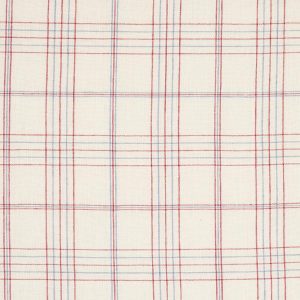 Nils Plaid Linen - Red