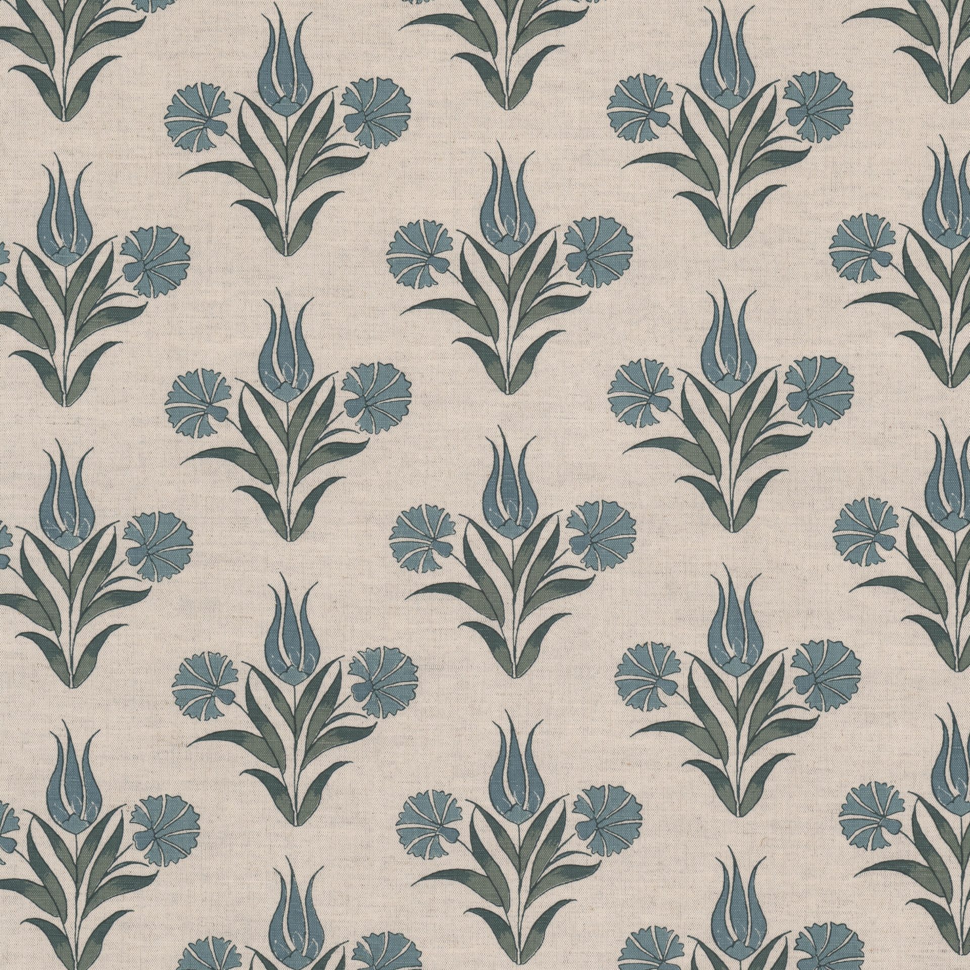 Tailspin Teal Roman Shade