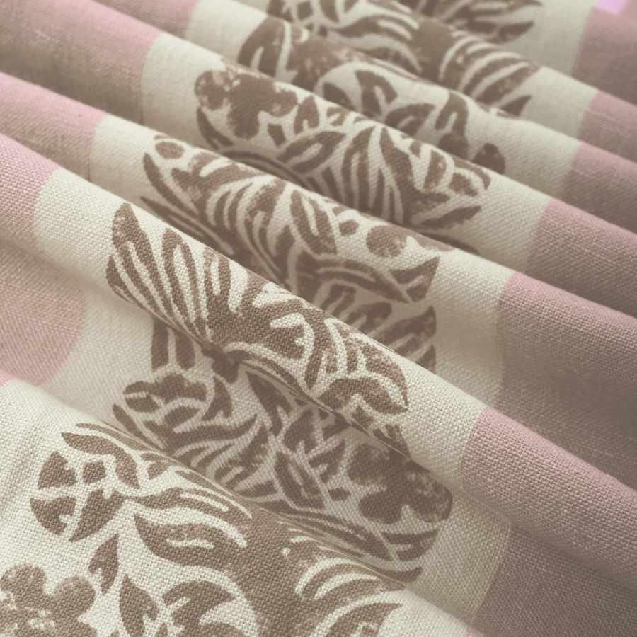 Tallulah Stripe Thistle Roman Shade - Image 2