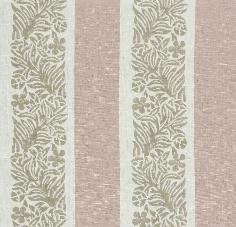 Tallulah Stripe Thistle Roman Shade