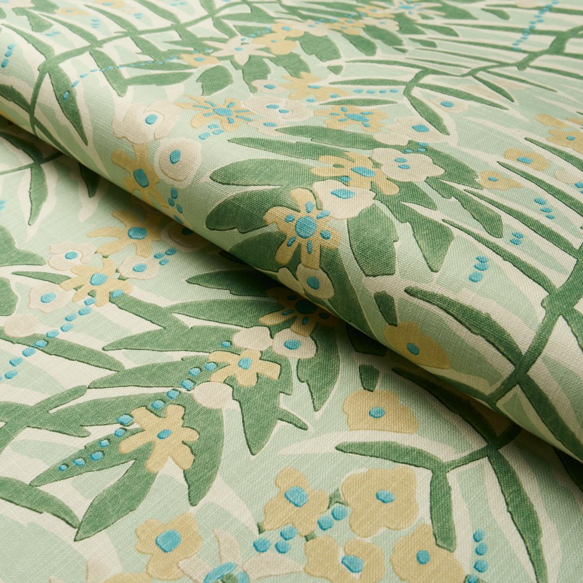 Ashbee Botanical Aqua Roman Shade - Image 3