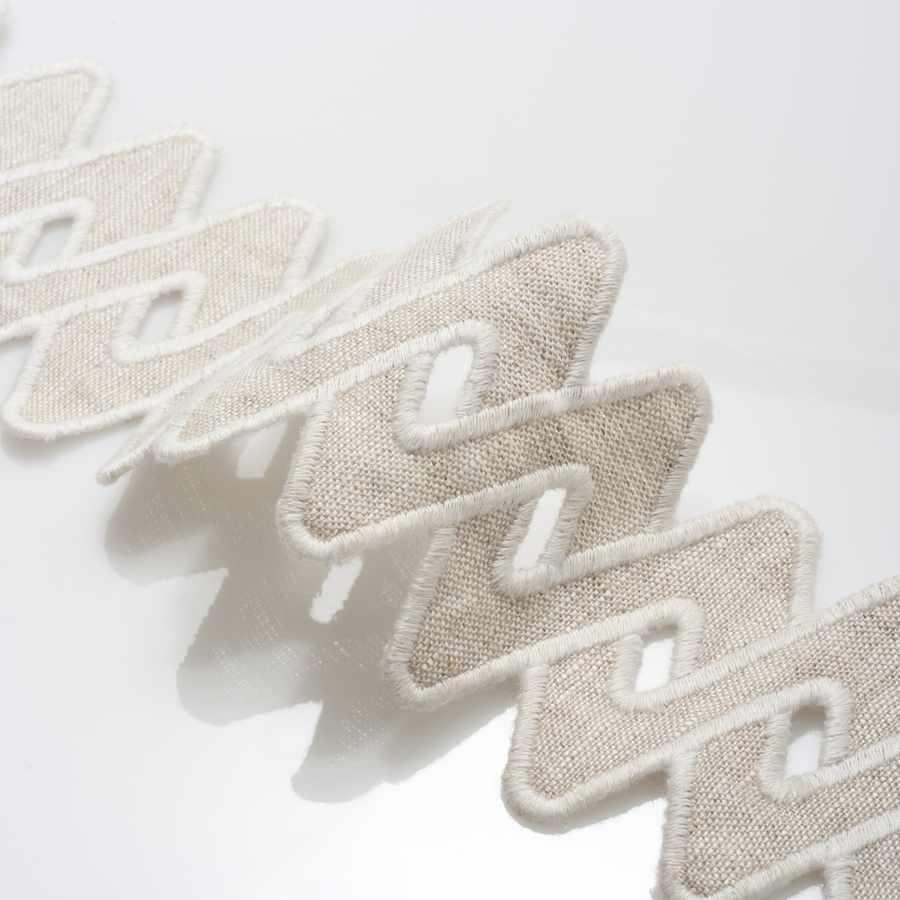 Scissor Tail Linen Trim Sample - Image 2